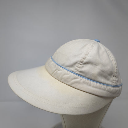 Disney Mickey Mouse Strapback Hat White One Size Adjustable Wide Brim