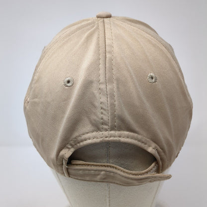 Army Navy Country Club Strapback Hat Tan One Size Adjustable Pukka