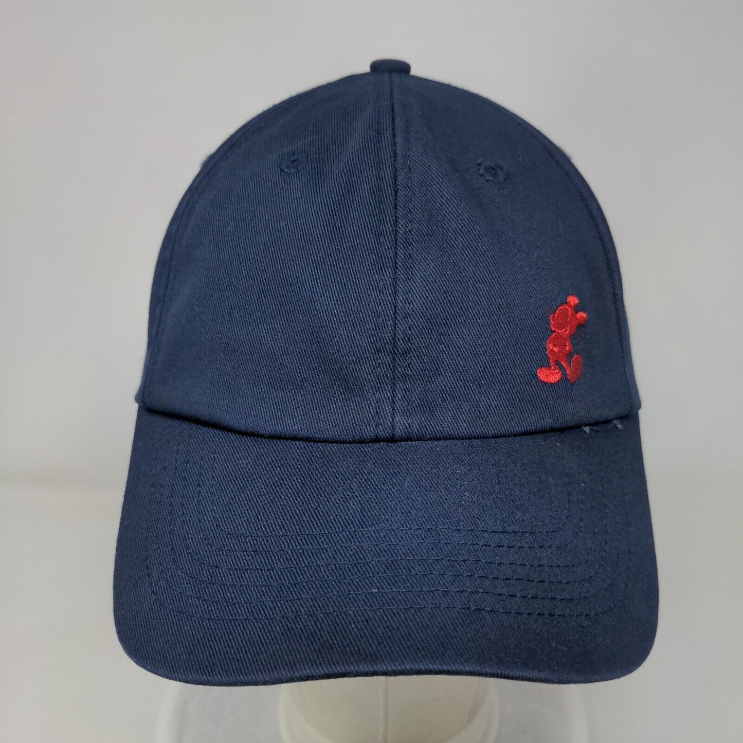 Disney Mickey Mouse Slideback Hat Blue Adult Embroidered Solid 6 Panel