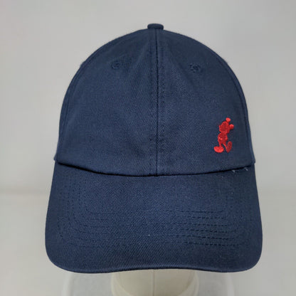 Disney Mickey Mouse Slideback Hat Blue Adult Embroidered Solid 6 Panel