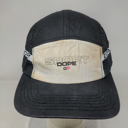 Sport Dope Slideback Hat Black White Adjustable Graphic Logo 100% Cotton
