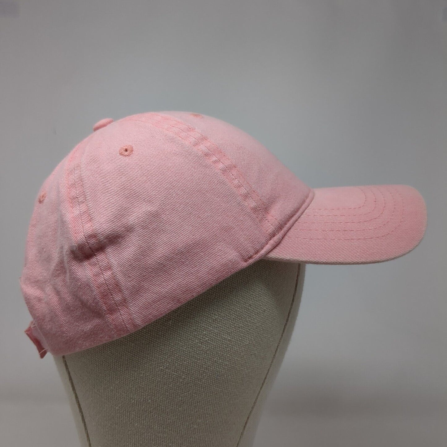 Unbranded Strapback Hat Pink OSFM Solid Blank Adjustable 6 Panel
