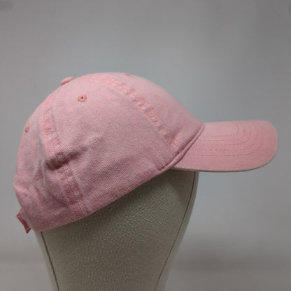 Unbranded Strapback Hat Pink OSFM Solid Blank Adjustable 6 Panel