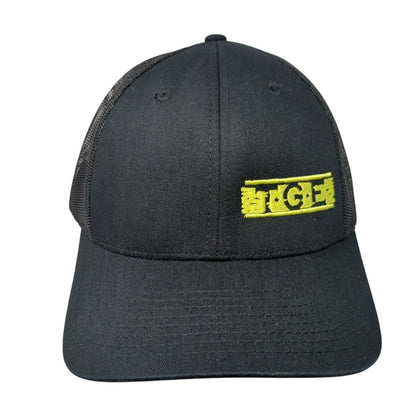 TGE Snapbnack Trucker Hat Black M/L Adjustable Embroidered Mesh Back Richardson