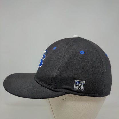The Game Pro Men's Fitted Hat Black Small Embroidered SJ Knights Logo