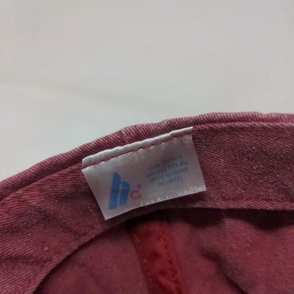 Portland Mountain Slideback Hat Red OSFA Adjustable HG 6 Panel
