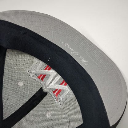 Northwest Nazarene Nighthawks NCAA The Game Cap Black XL A-Flex Gray Brim Hat