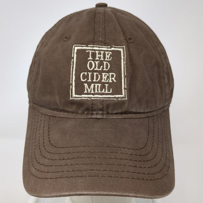 Sportsman Baseball Cap Brown One Size The Old Cider Mill Glastonbury CT Hat