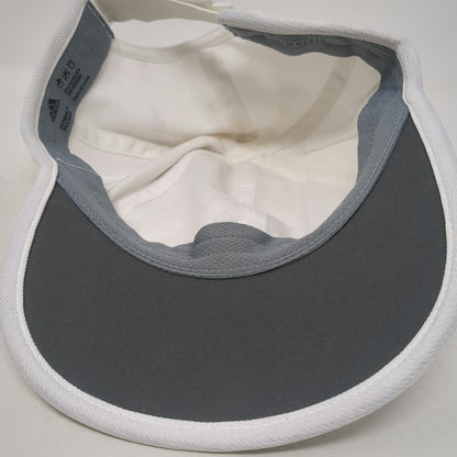 adidas Baseball Cap White One Size Climalite Mesh Performance Strapback Hat