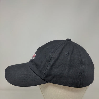 Crush Slideback Hat Black One Size Embroidered Solid Adjustable
