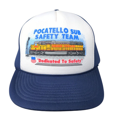 Pocatello Sub Safety Team Snapback Rope Hat Blue OSFA Colorblock Mohr's