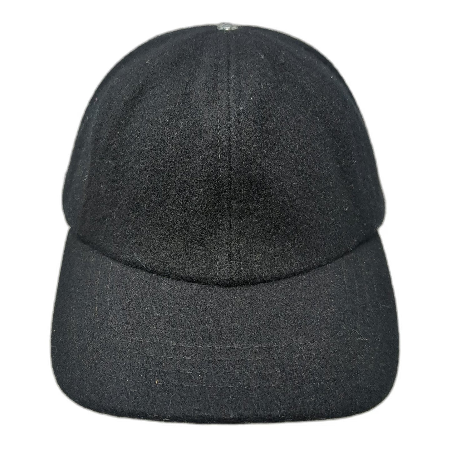VV Baseball Cap Black OS Made USA Wool Blend Adjustable Slideback Hat Blank
