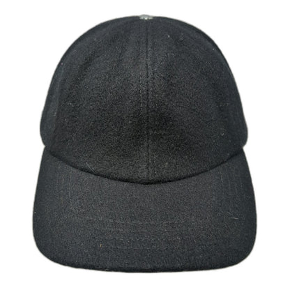 VV Baseball Cap Black OS Made USA Wool Blend Adjustable Slideback Hat Blank
