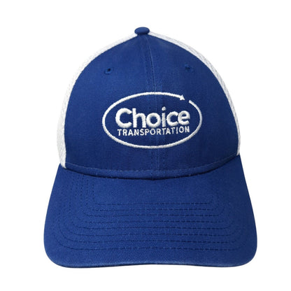 Choice Transportation Fitted Trucker Hat Blue S/M Embroidered 39Thirty New Era