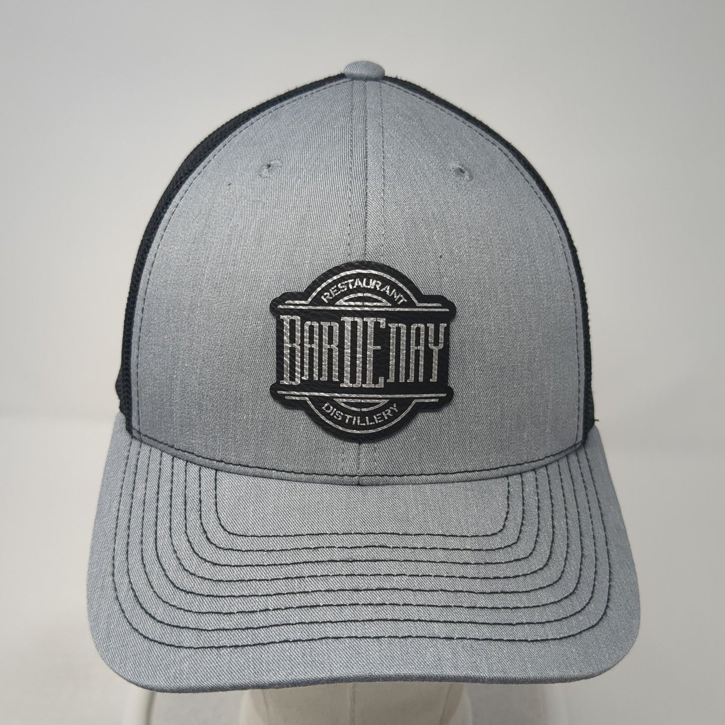 Bardenay Restaurant Distillery Trucker Hat Gray One Size Adjustable Richardson