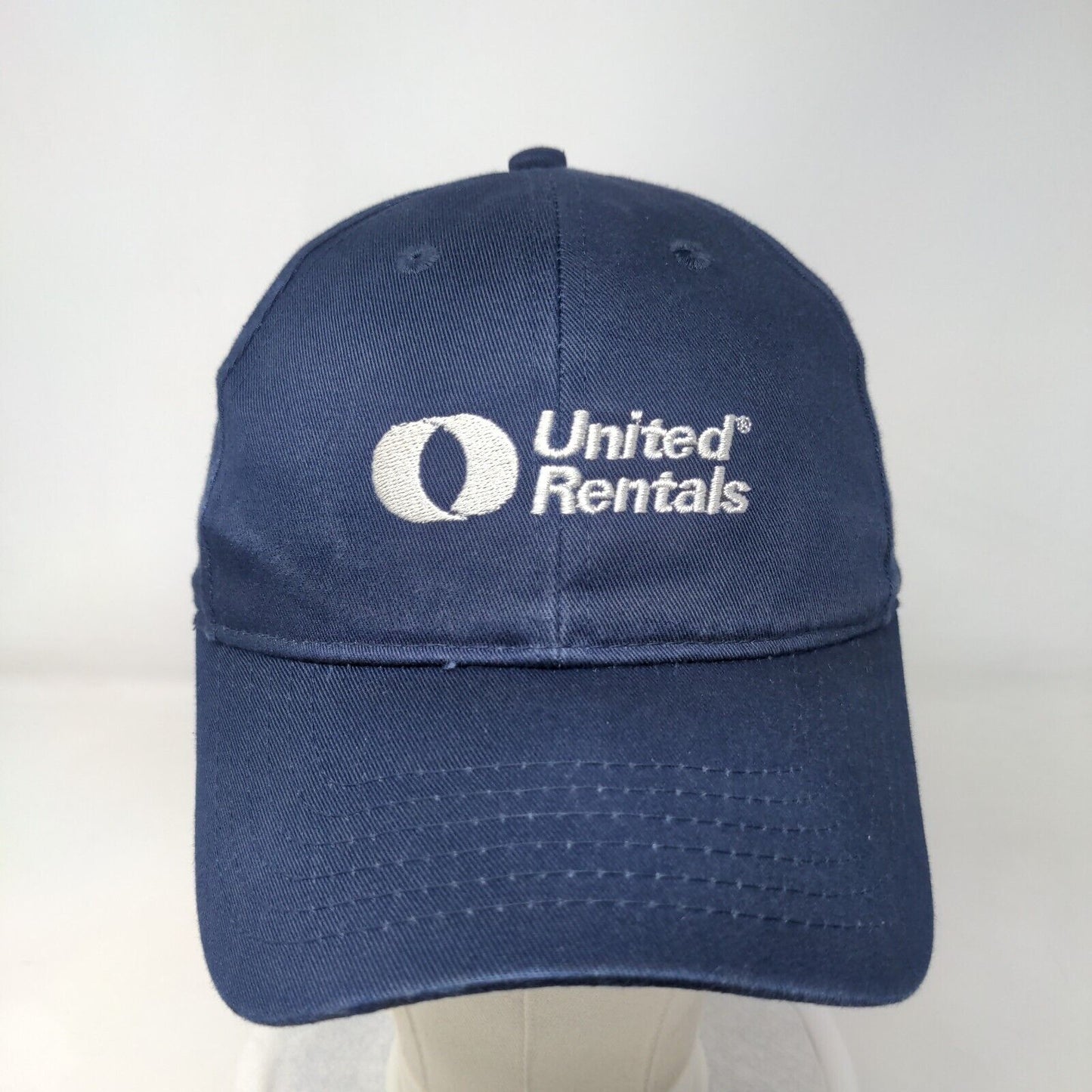 United Rentals Strapback Hat Blue OSFA Solid Embroidered K-Products