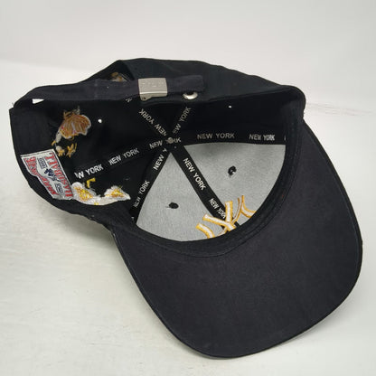 New York Yankees MLB Black One Size Baseball Cap Floral Butterfly Beetle Hat