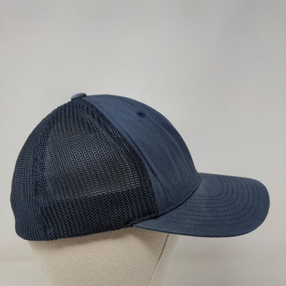 Florida Solutions Care Public Adjusting Firm Fitted Trucker Hat Blue OS Mesh