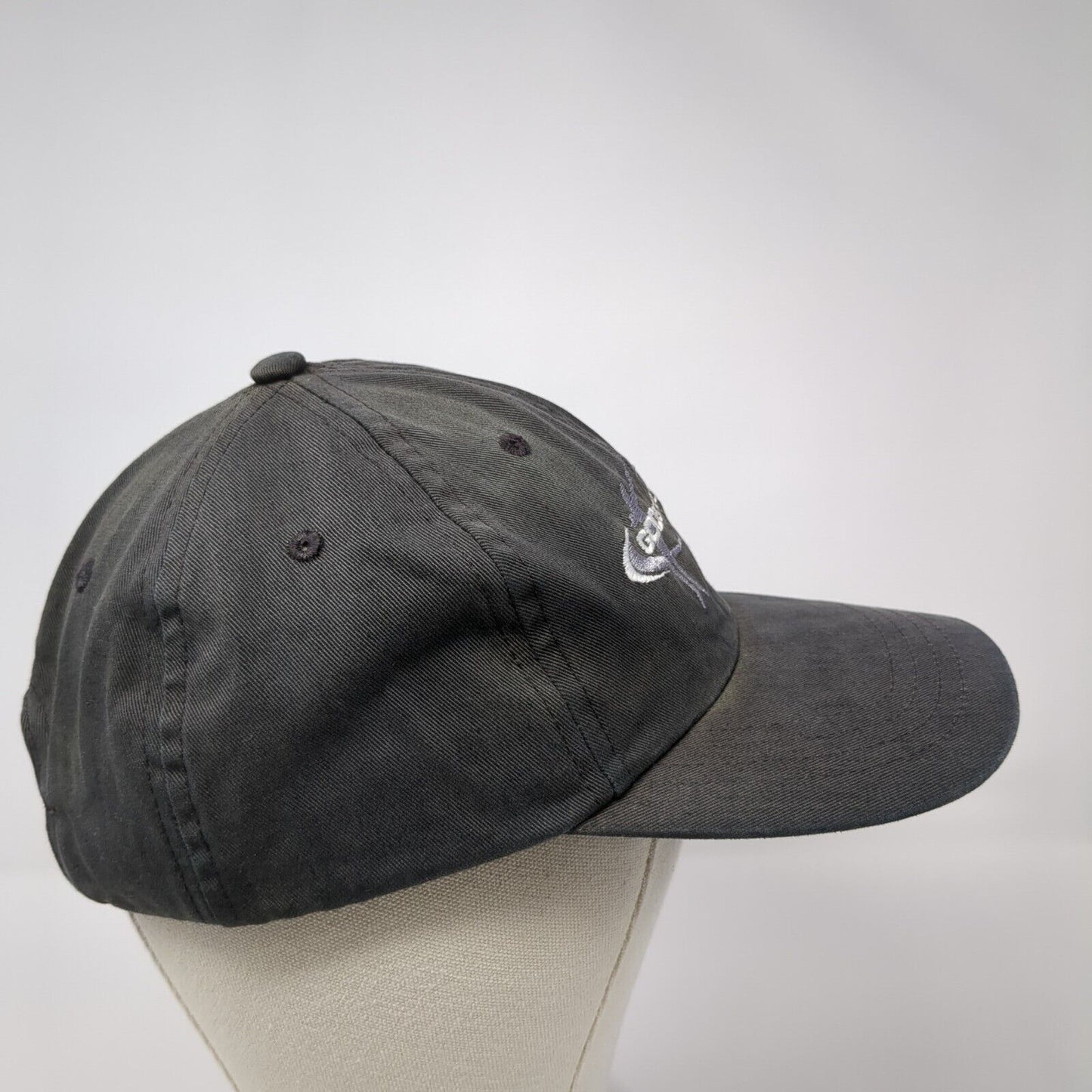 God Encounters Slideback Baseball Cap Black One Size Adjustable Embroidered