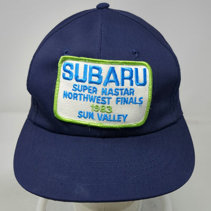 Dorfman Pacific Blue Snapback Subaru Super Nastar 1983 Sun Valley Hat Vintage