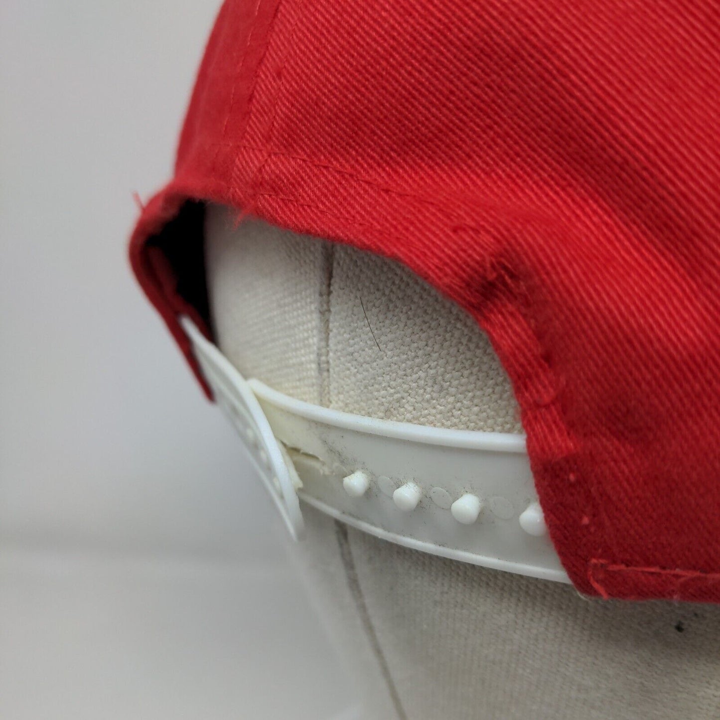 Coca-Cola Snapback Hat Red One Size Adjustable Embroidered Vent Holes