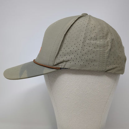 Richardson Trucker Hat Beige OSFM Venture Mountain Logo Rope Snapback Outdoors
