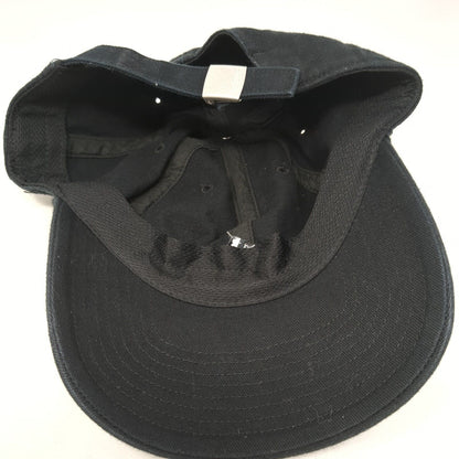 Adidas Slideback Hat Black One Size Adjustable 3 Stripes Logo Embroidered