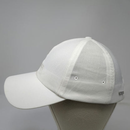 lululemon Baseball Cap White One Size Adjustable Slideback Polyester Logo Hat