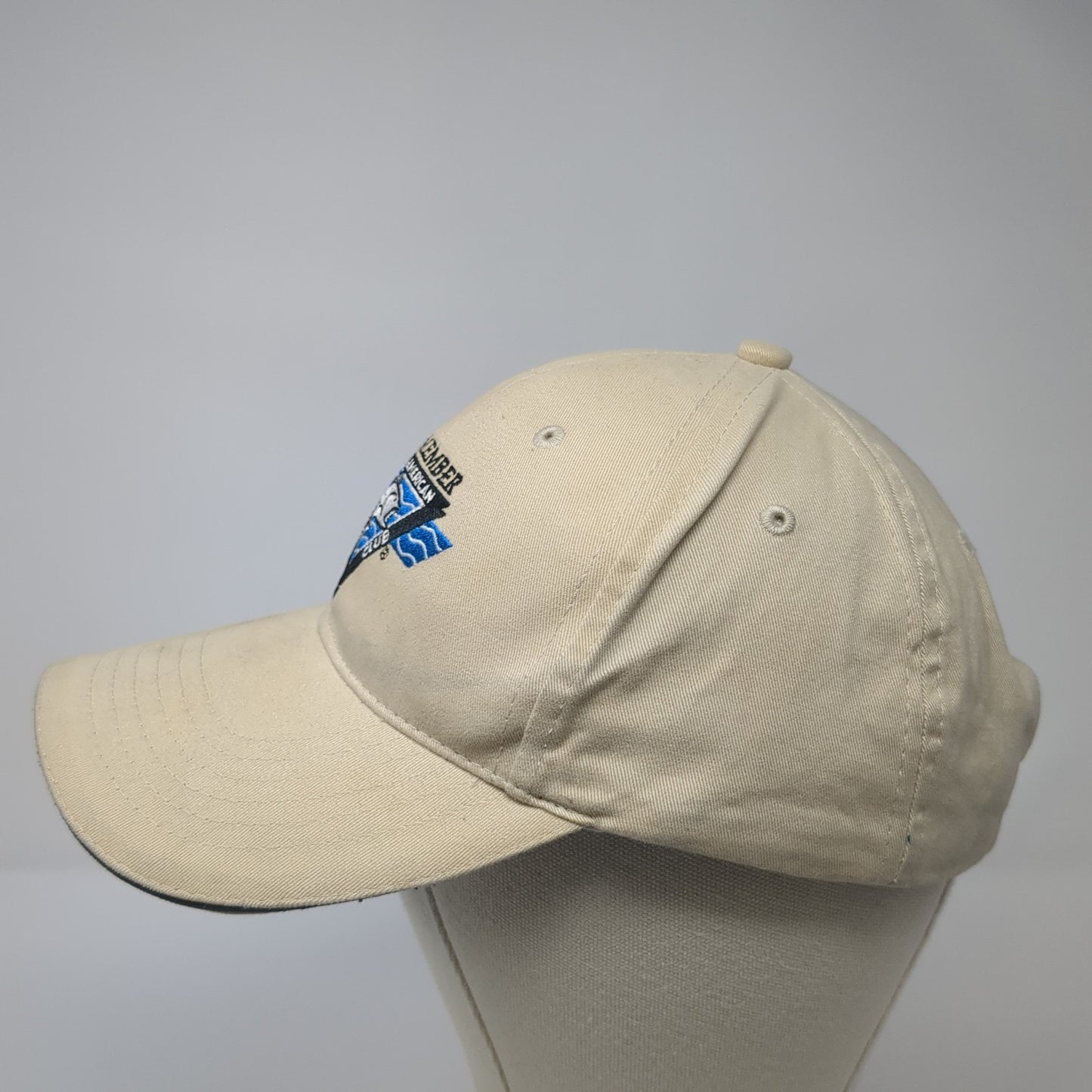 Life Member North American Fishing Club Baseball Cap Beige One Size Adjustable