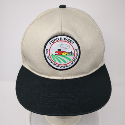 Ford B. West Center For Responsible Agriculture Snapback Hat Beige OS Adjustable