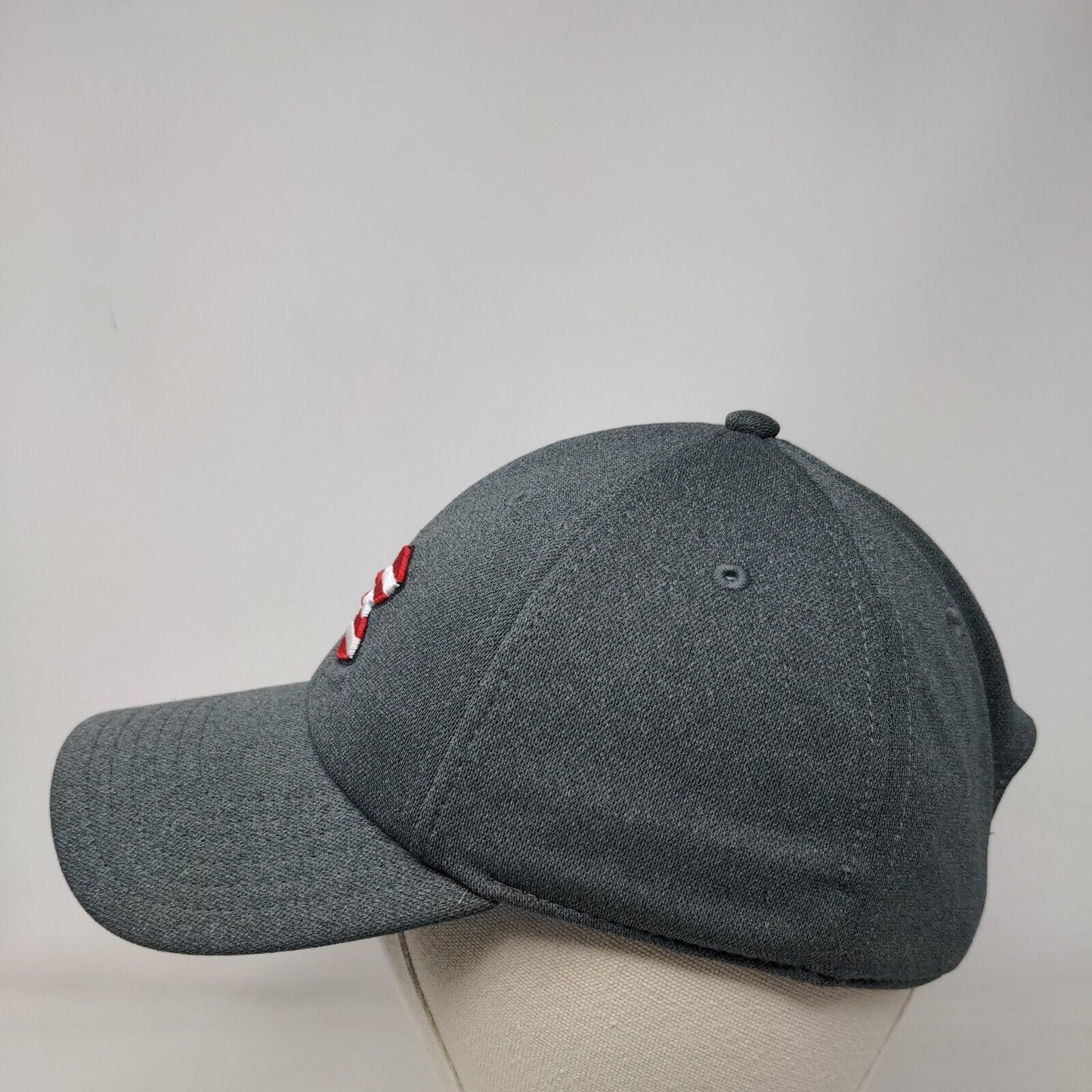 Under Armour USA Flag Slideback Hat Gray OSFM Embroidered Blitzing