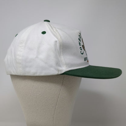 Sendero Provisions Co. 5 Panel White Green One Size Cowboys Don't Cry Hat