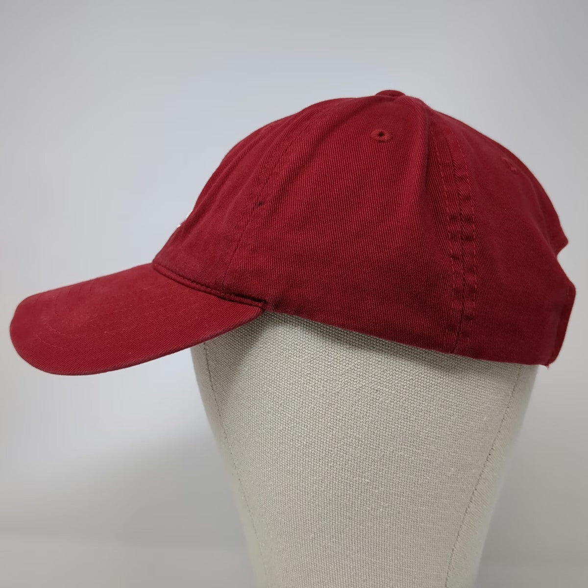 Coca-Cola Baseball Cap Red One Size Slideback Adjustable Embroidered Cotton Hat