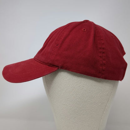 Coca-Cola Baseball Cap Red One Size Slideback Adjustable Embroidered Cotton Hat