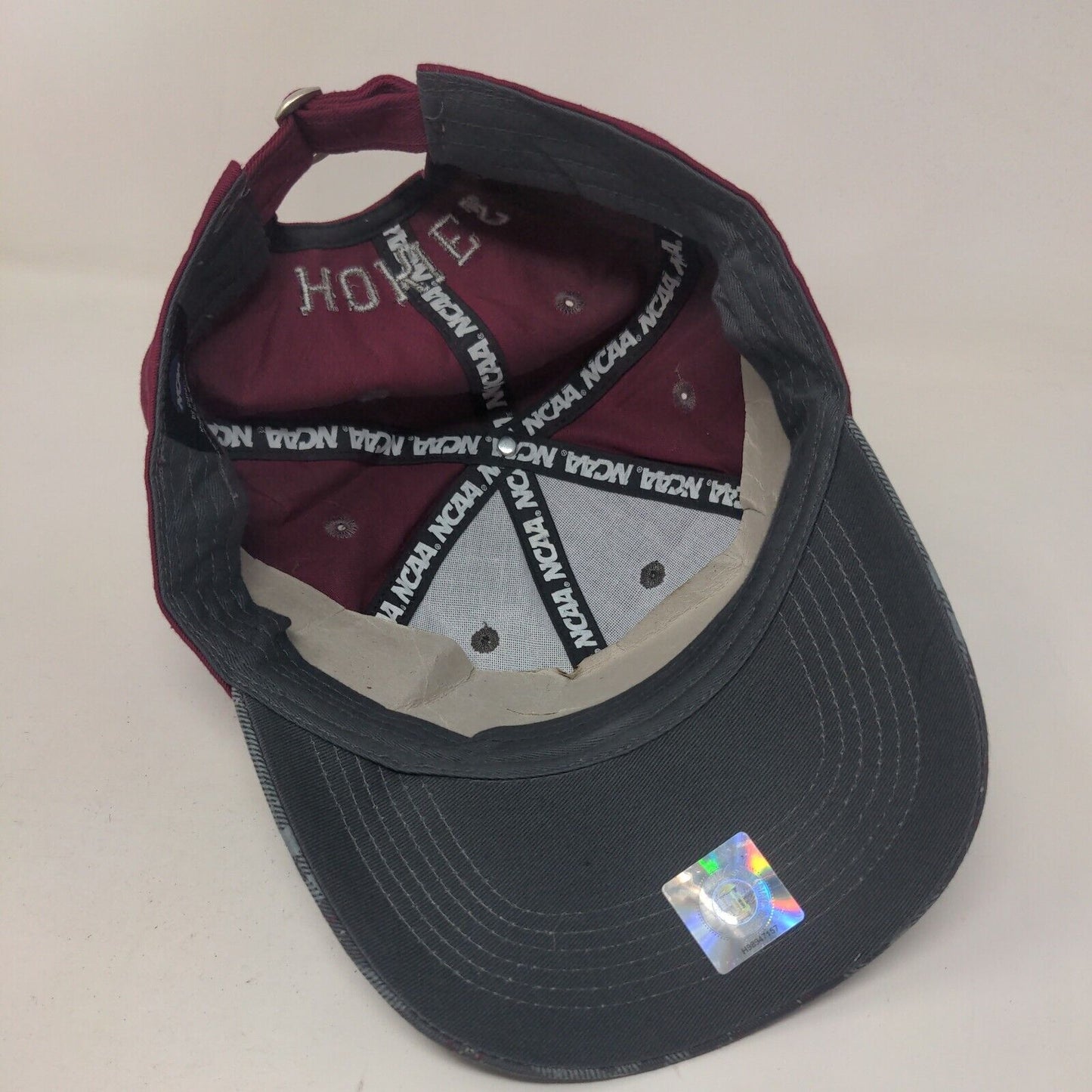 NCAA Men's Slideback Hat Multicolor Embroidered Virginia Tech VT Hokies Logo