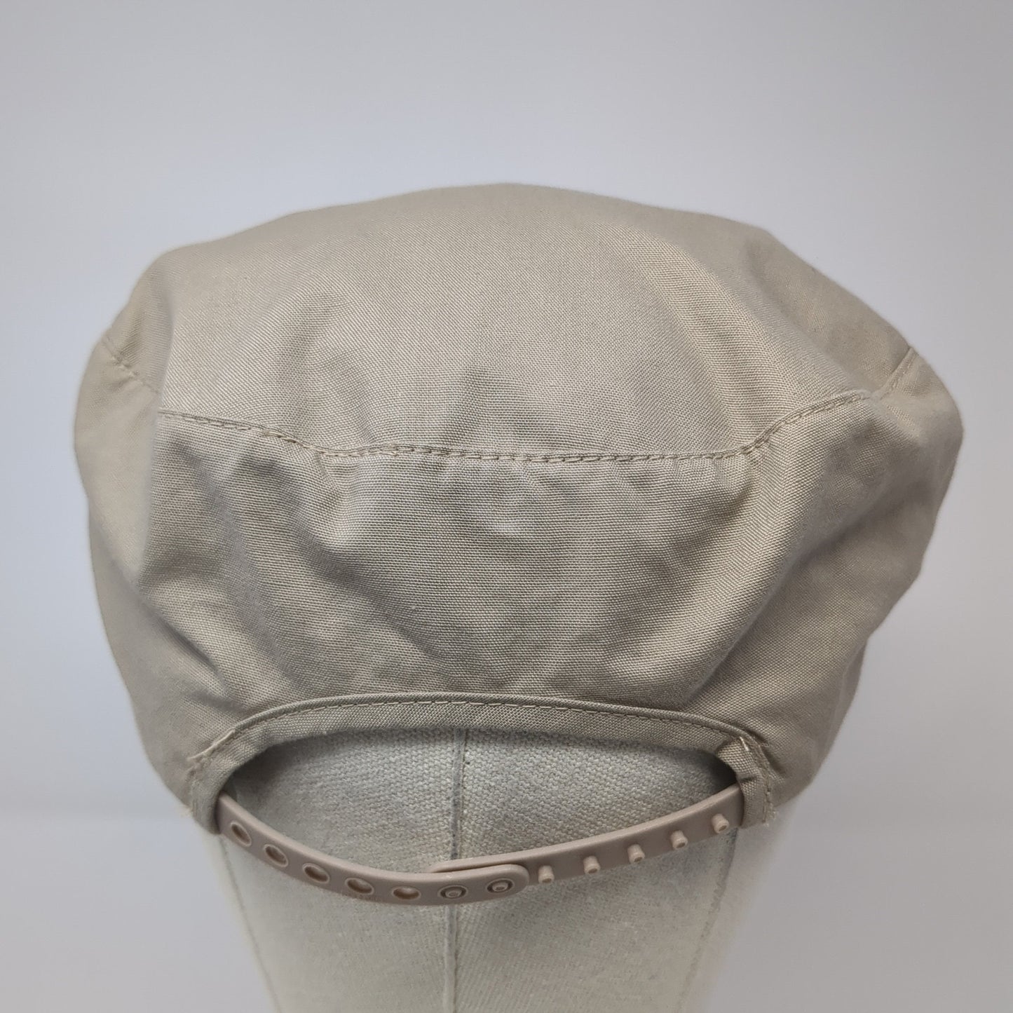 Young An Hat Company Newsboy Cap Beige One Size Adjustable Lightweight Blank
