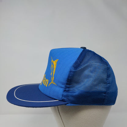 Mazatlan Mexico Snapback Trucker Hat Blue Adjustable Mesh Back 6 Panel
