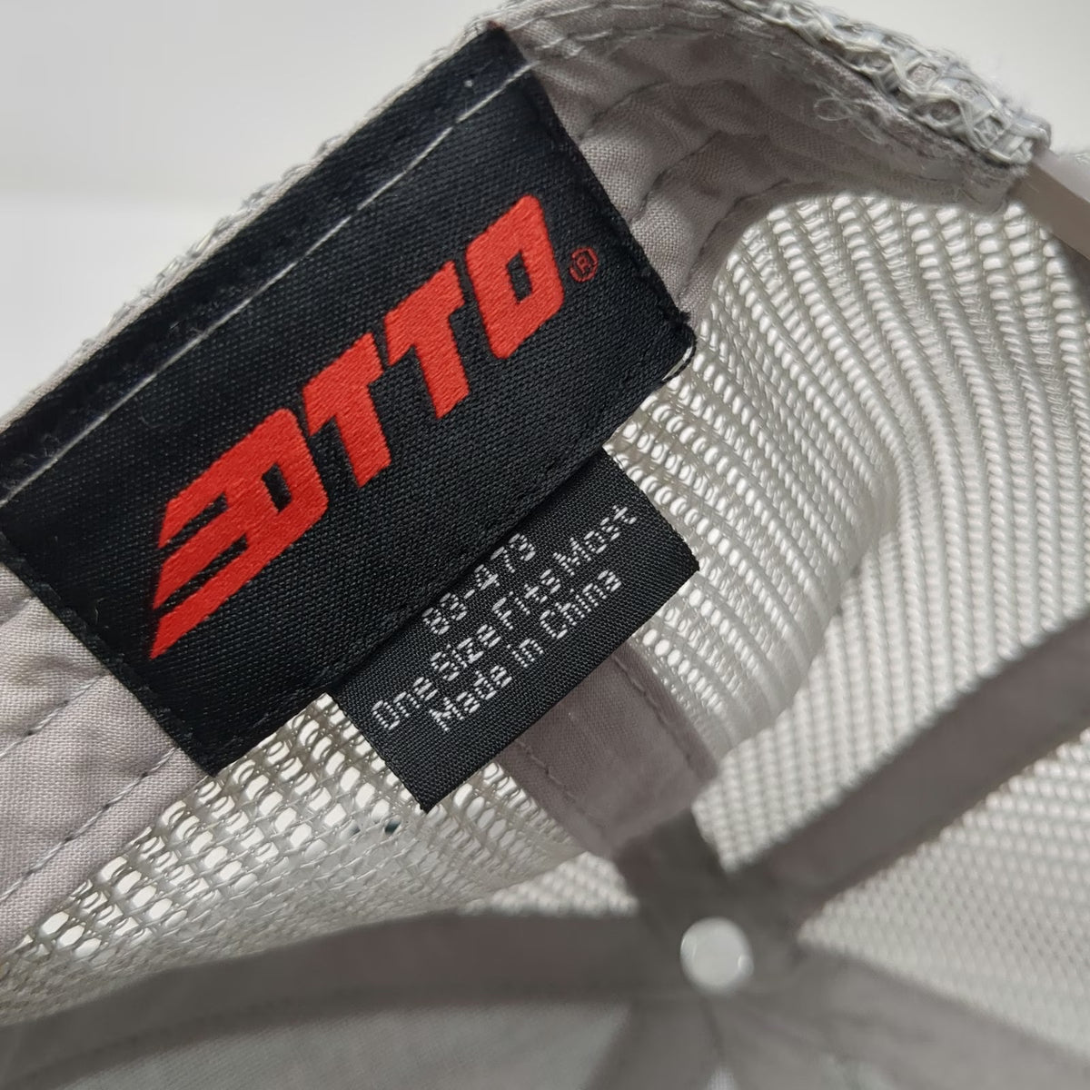 Otto Trucker Hat Black Gray One Size Steve Regan Co Logo Mesh Snapback Workwear