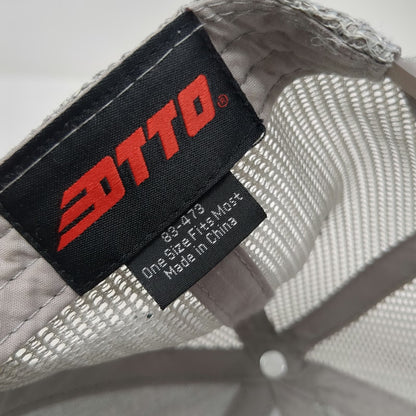 Otto Trucker Hat Black Gray One Size Steve Regan Co Logo Mesh Snapback Workwear