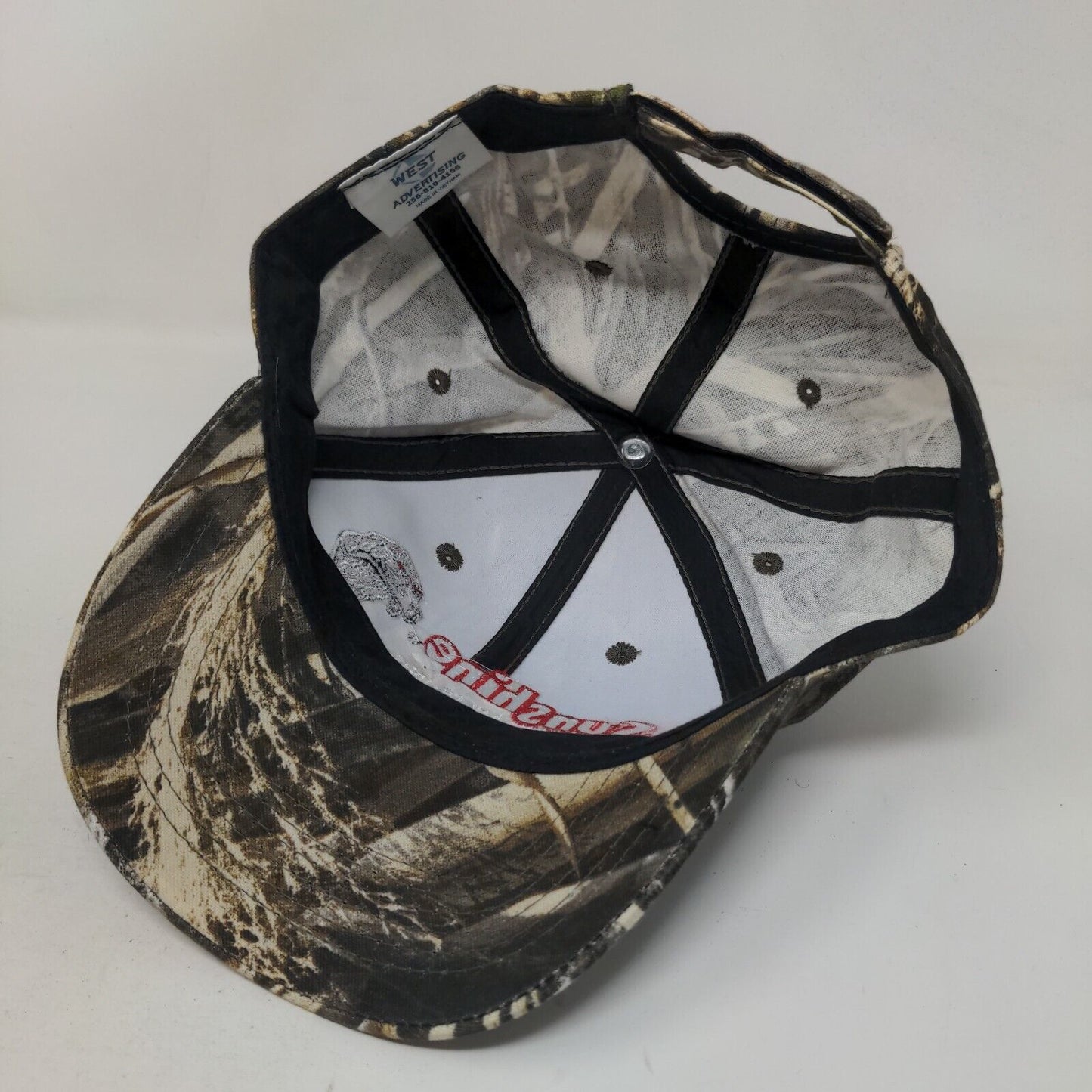 Sunshine Mills Inc. Dog Strapback Hat Camo One Size Embroidered Realtree