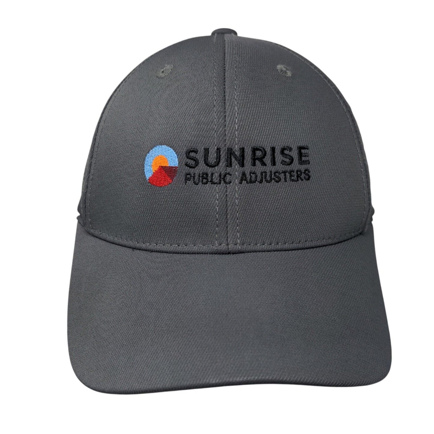 Sunrise Public Adjusters Fitted Hat Gray S/M Embroidered Ogio Endurance