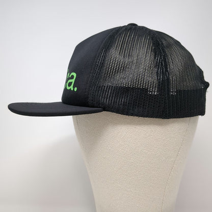 Emerica Trucker Hat Black Green One Size Mesh Back Foam Snapback Skateboarding