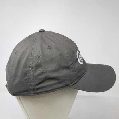 econscious Baseball Cap Gray One Size Eye Bee M Rebus IBM Logo Slideback Hat