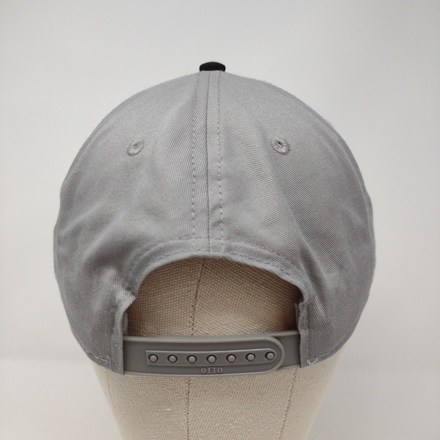 Otto Snapback Hat Gray OSFM Adjustable 6 Panel Vent Holes Colorblock