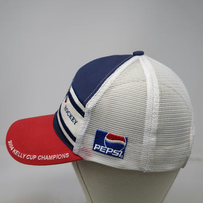 Destroyer Idaho Steelheads ECHL Trucker Hat Blue Red White One Size Pepsi 2004