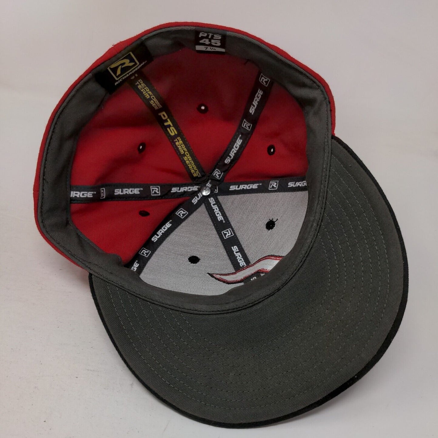 Catonsville Cardinals Fitted Hat Red 7 1/4 Embroidered Logo Richardson