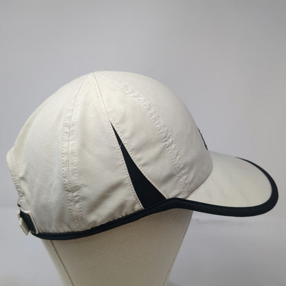 Adidas Baseball Cap Beige One Size AEROREADY Logo Breathable Slideback Hat Mesh
