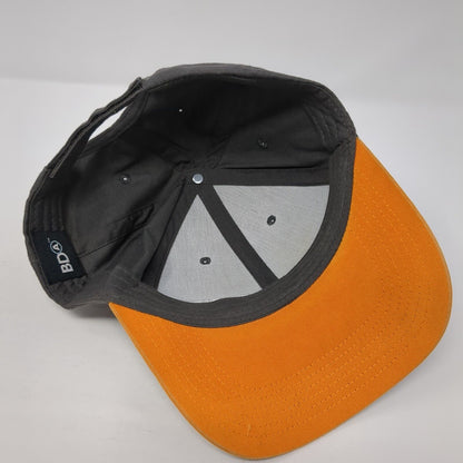 The Home Depot Strapback Hat Gray One Size Adjustable Embroidered