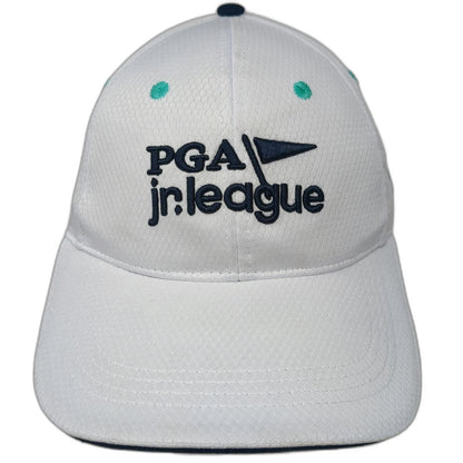 Macron Baseball Cap White One Size PGA Jr League Patterned Underbill Golf Hat