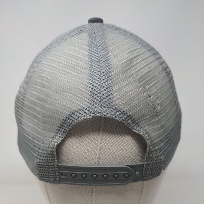 Fleet Feet Sports Snapback Mesh Back Trucker Hat Gray OSFM Boco Gear